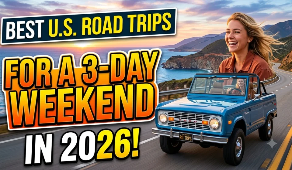 Best U.S. Road Trips for a 3-Day Weekend in 2026