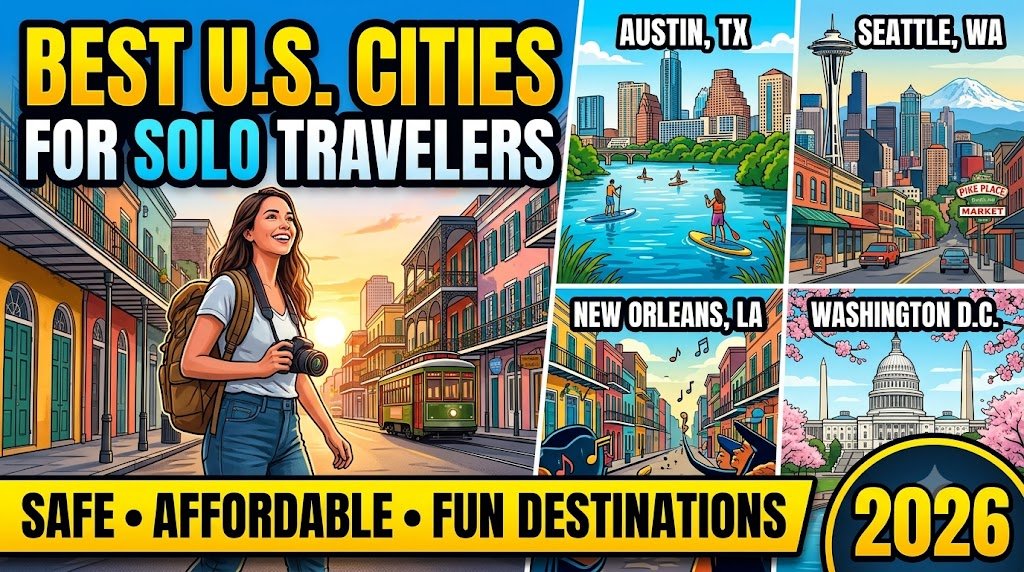 Best U.S. Cities for Solo Travelers in 2026
